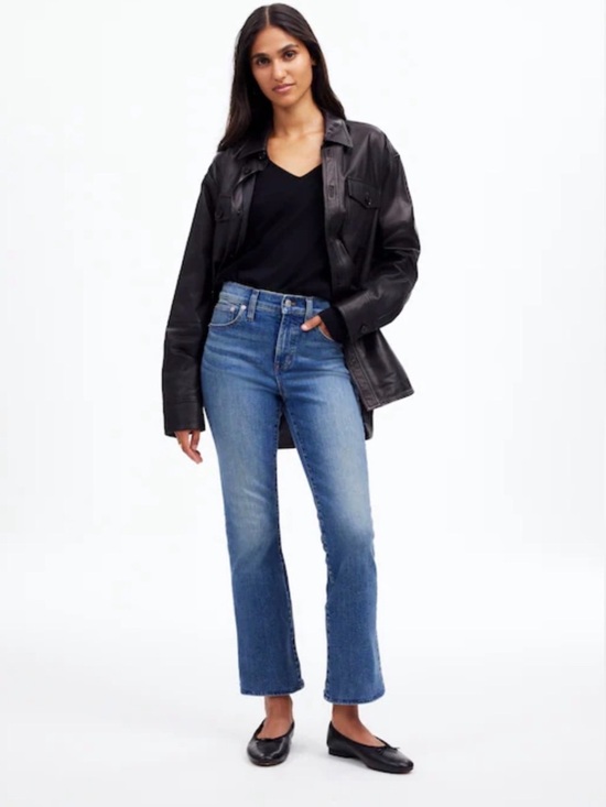 Madewell Denim - Madewell Petite Kick Out Crop Jeans